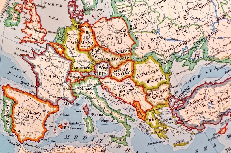 inteligencia artificial espana vs europa mapa europa